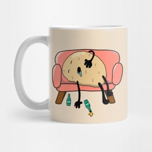 Funny Couch Potato Cartoon Mug